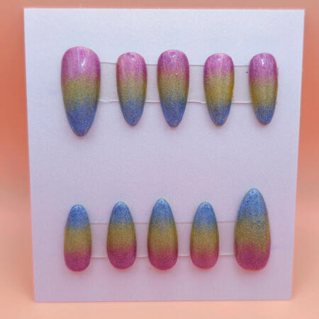 Pastel Pansexual Holographic Gradient