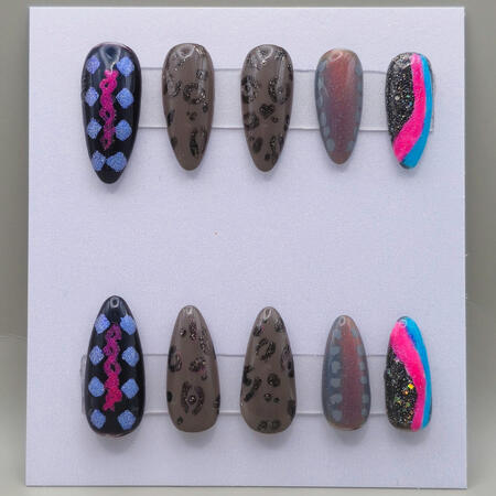 Complex Fursona Nails for Xella